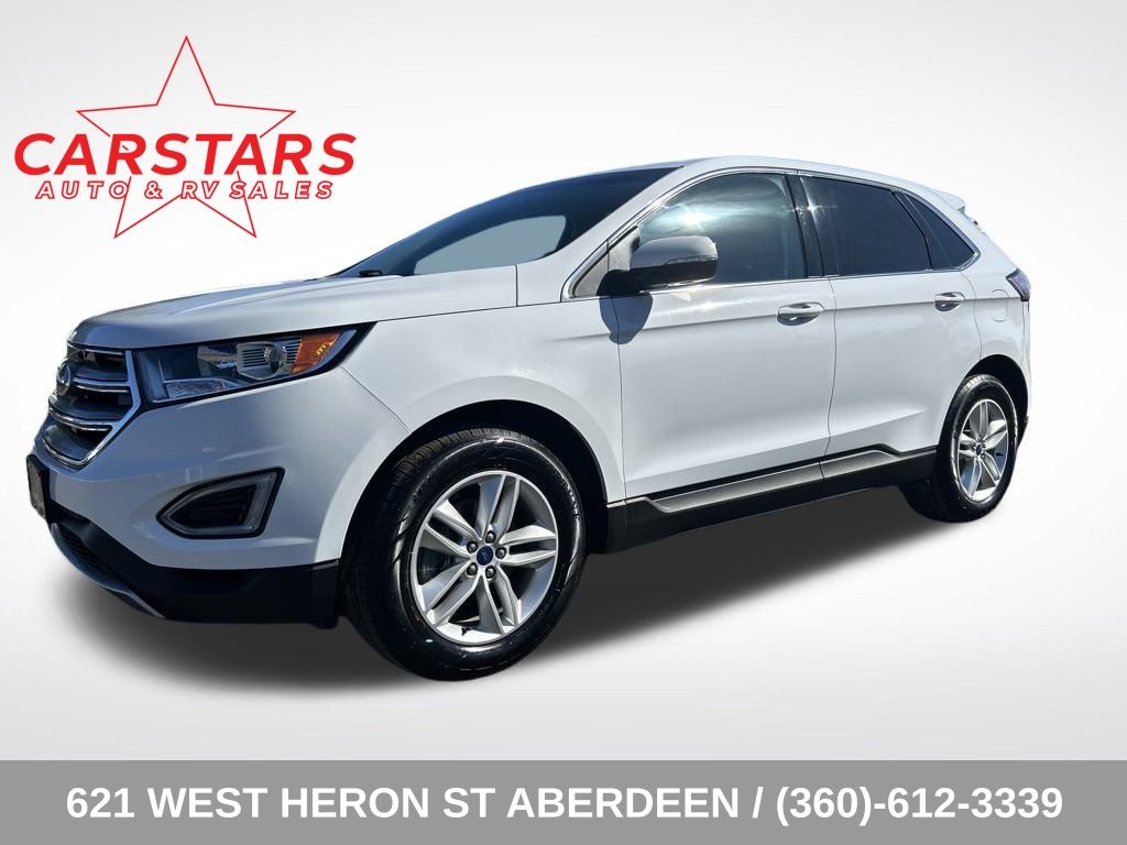 2017 Oxford White Ford Edge SEL SUV