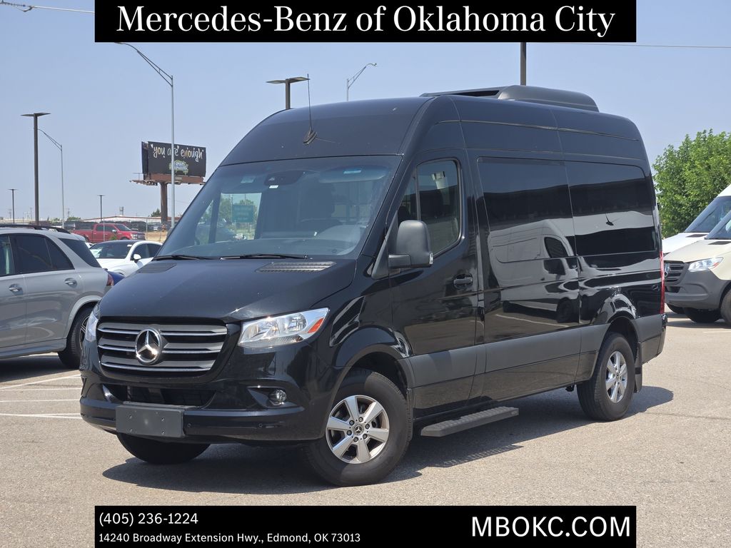 Obsidian Black Metallic 2024 Mercedes-Benz Sprinter Van Rear-Wheel Drive 9-Speed Automatic