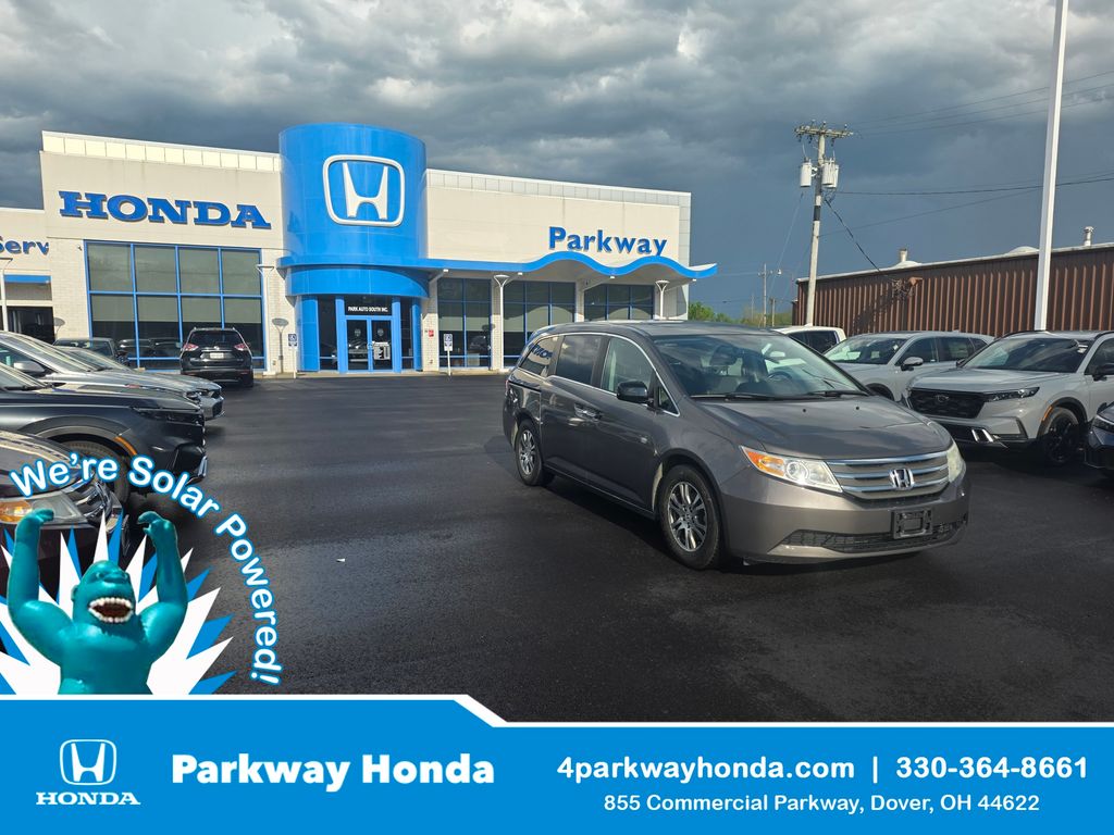 Polished Metal Metallic 2013 Honda Odyssey EX-L FWD Minivan Front-Wheel Drive 5-Speed Automatic
