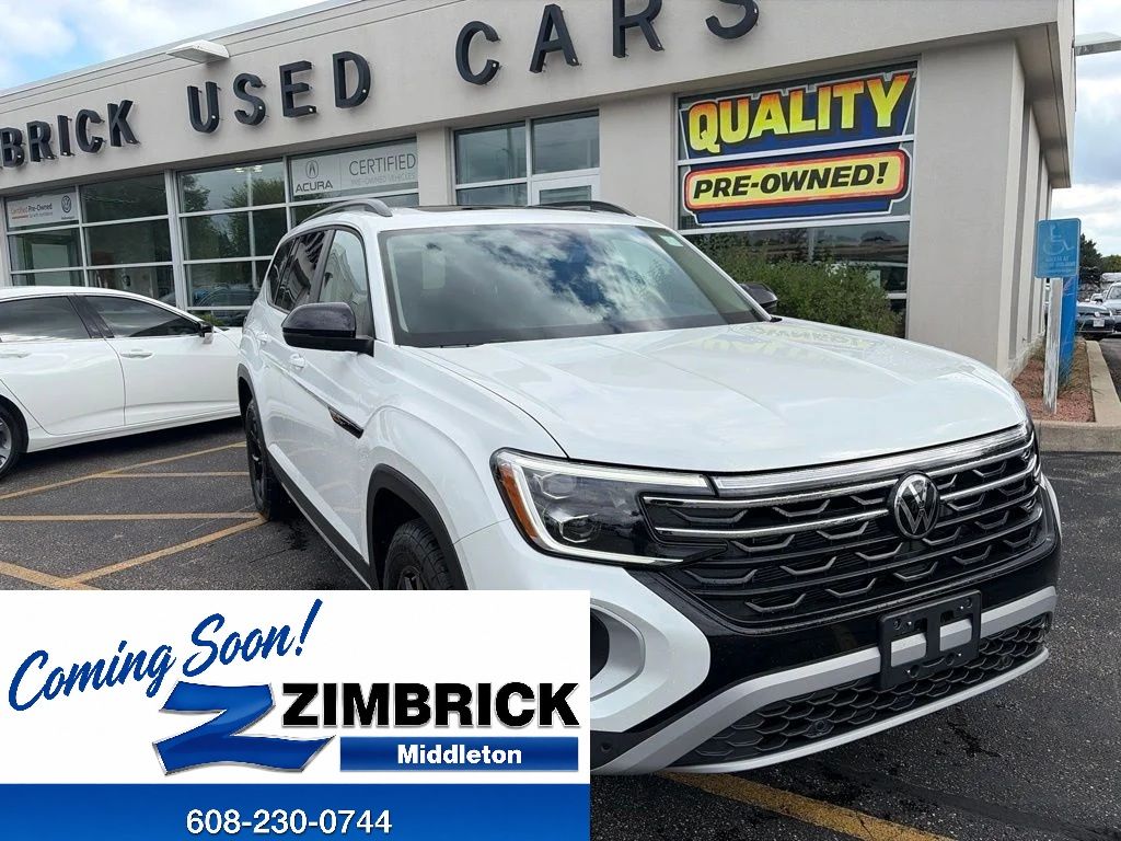 Silver Mist Metallic 2026 Volkswagen Atlas SUV / Crossover All-Wheel Drive 8-Speed Automatic