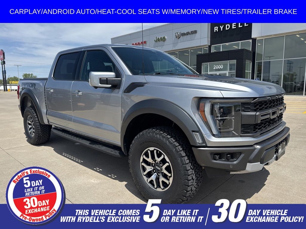 Silver Metallic 2022 Ford F-150 Pickup Truck Four-Wheel Drive Automatic