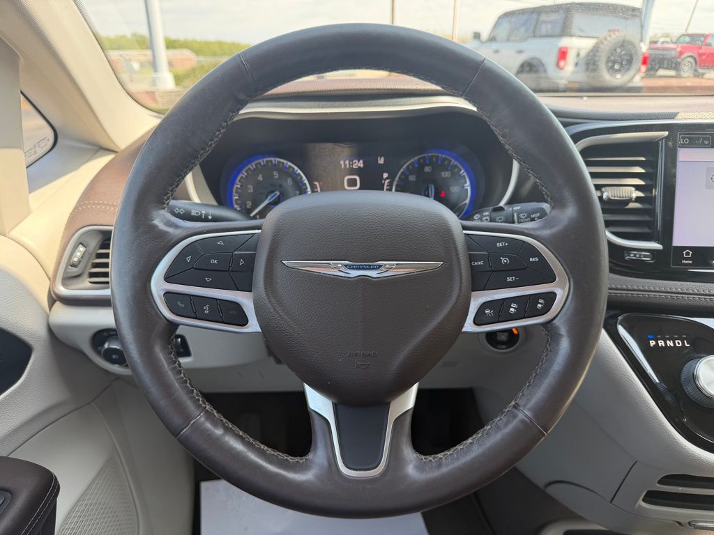 2021 Chrysler Pacifica Touring L White at Klick Lewis Buick Chevrolet