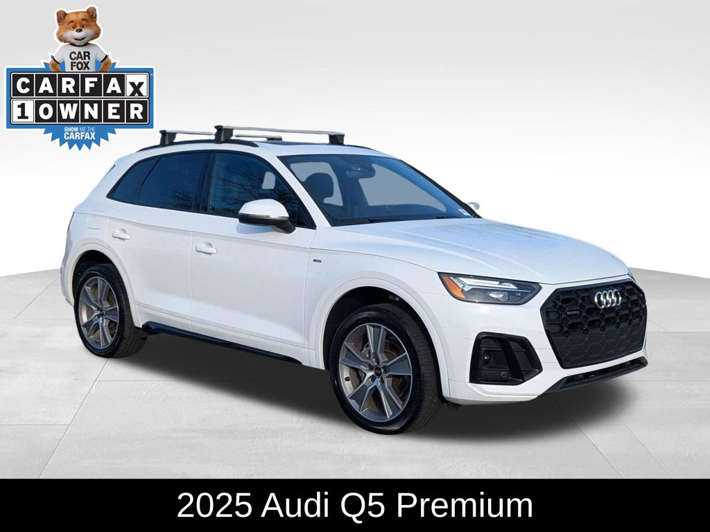 Glacier White Metallic 2025 Audi Q5 SUV / Crossover All-Wheel Drive 7-Speed Automatic