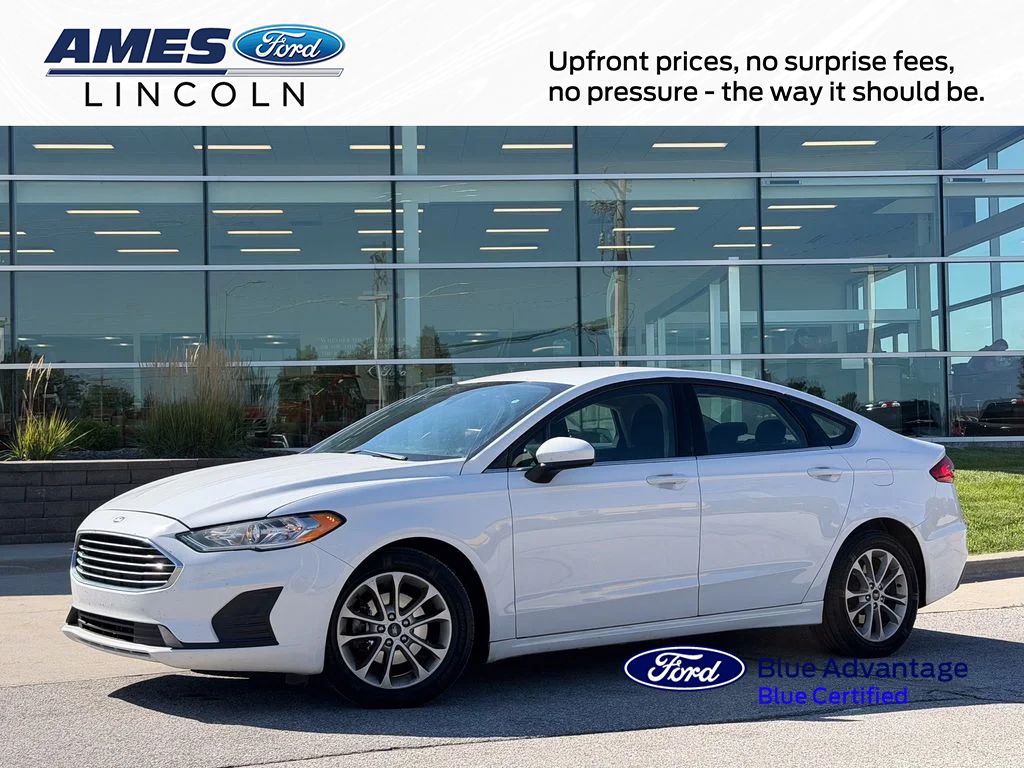 Oxford White 2020 Ford Fusion Sedan Front-Wheel Drive 6-Speed Automatic