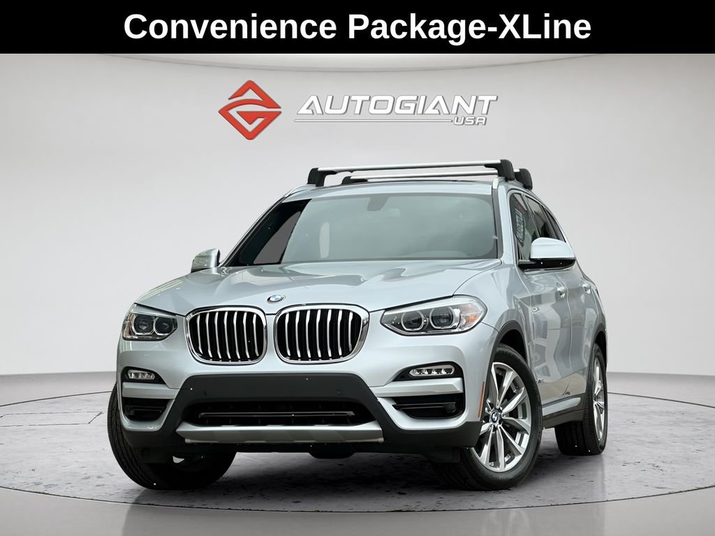 Glacier Silver Metallic 2018 BMW X3 SUV / Crossover All-Wheel Drive 8-Speed Automatic