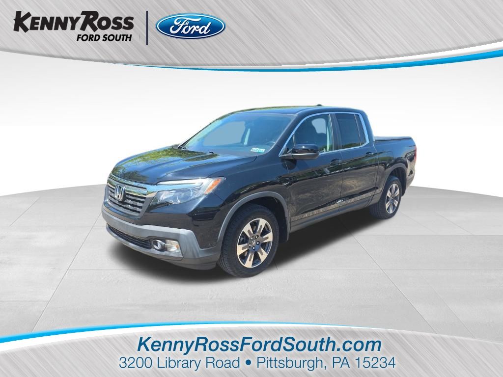 Black 2017 Honda Ridgeline RTL AWD Pickup Truck All-Wheel Drive 6-Speed Automatic