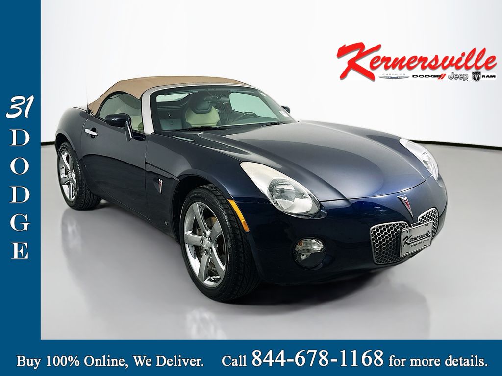 Dark Blue 2007 Pontiac Solstice Base Convertible Rear-Wheel Drive 5-Speed Automatic