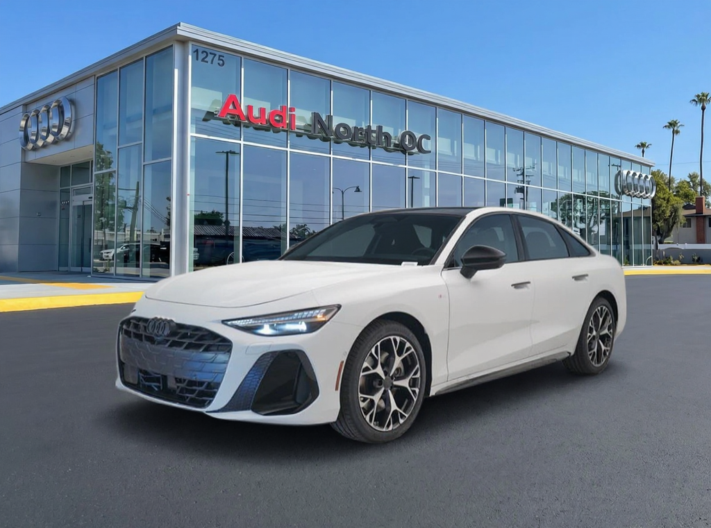 Glacier White Metallic 2026 Audi A6 Sedan All-Wheel Drive 7-Speed Automatic