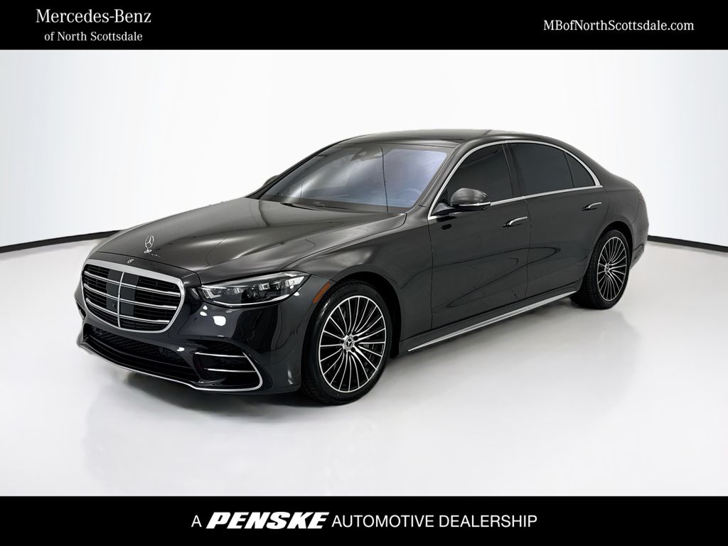 Graphite Gray Metallic 2021 Mercedes-Benz S-Class Sedan All-Wheel Drive 9-Speed Automatic