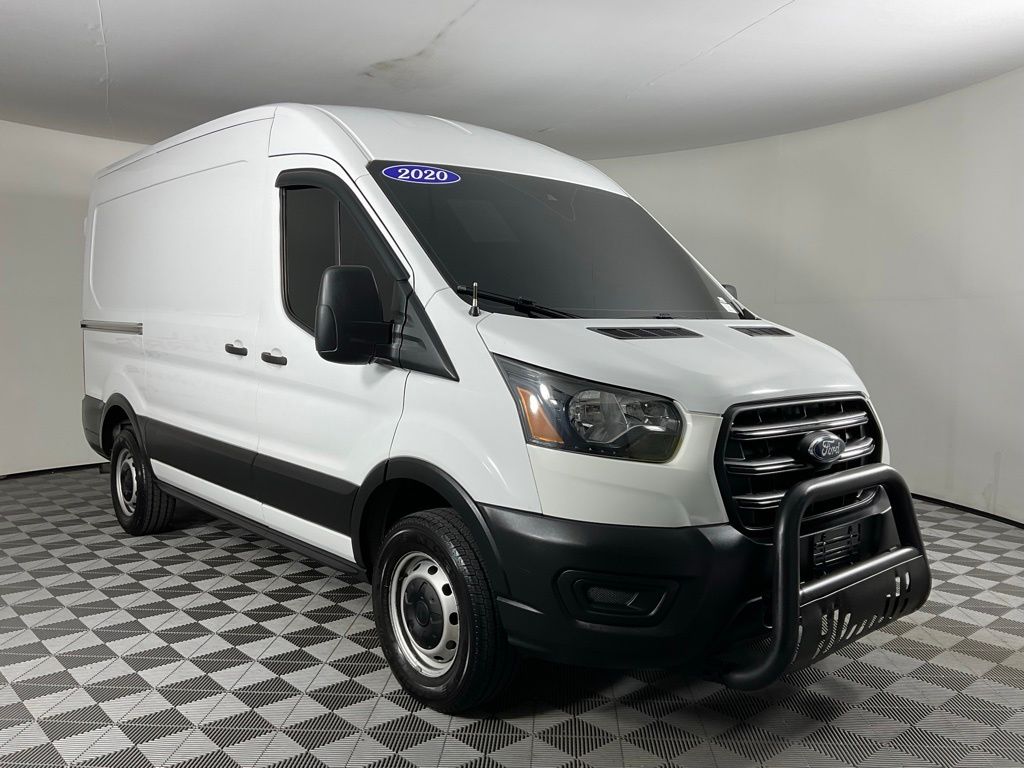 Oxford White 2020 Ford Transit Cargo Van Rear-Wheel Drive