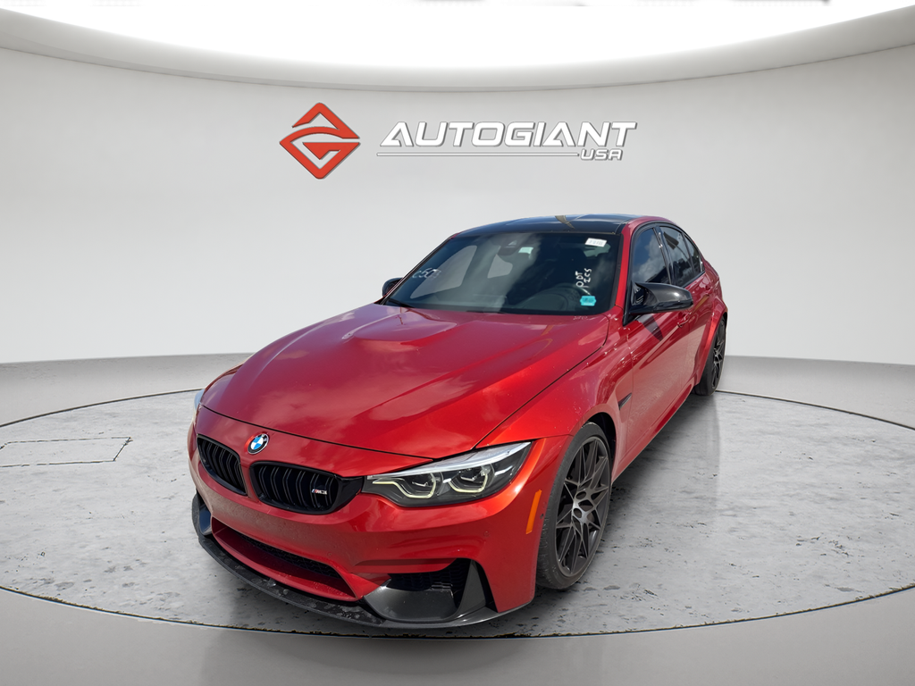 Sakhir Orange II Metallic 2018 BMW M3 Sedan RWD Sedan Rear-Wheel Drive 7-Speed Automatic