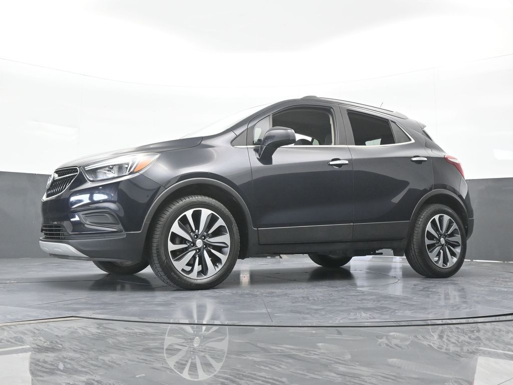 Used 2021 Dark Moon Blue Metallic Buick Preferred image 53