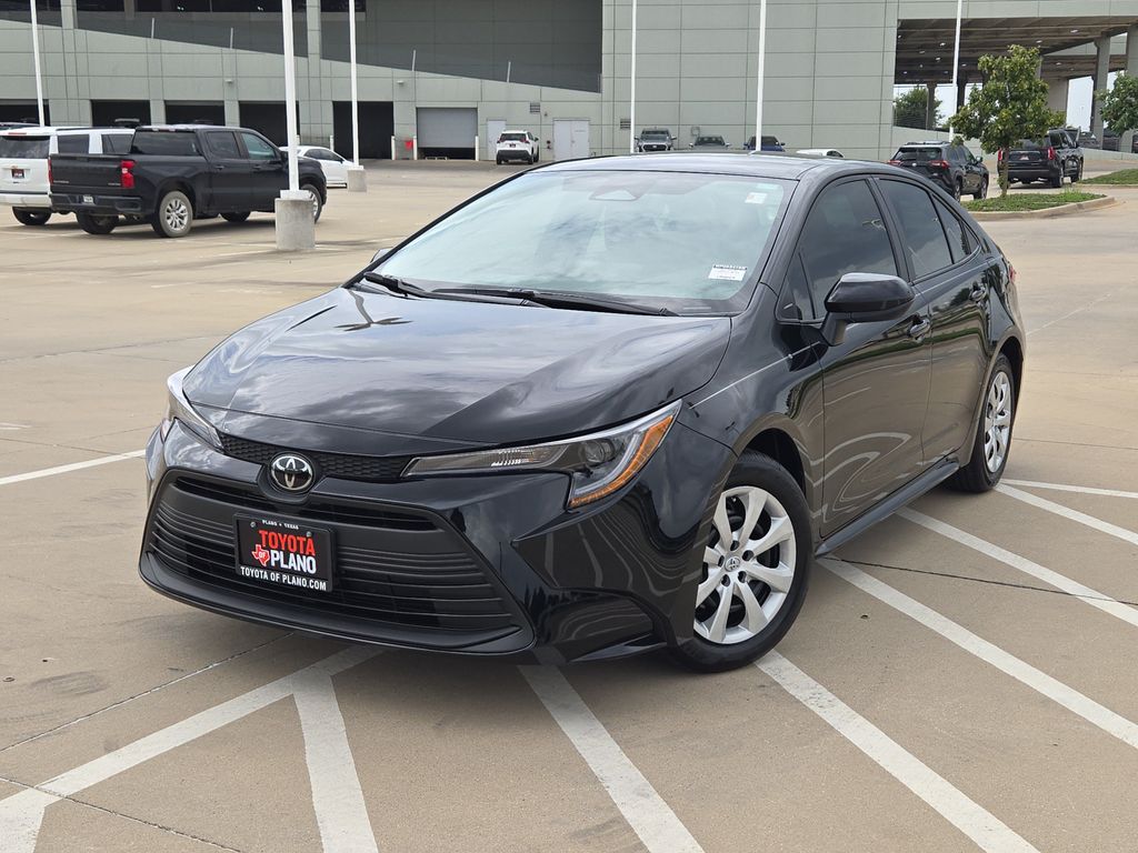 Midnight Black Metallic 2024 Toyota Corolla Sedan Front-Wheel Drive Continuously Variable Transmission