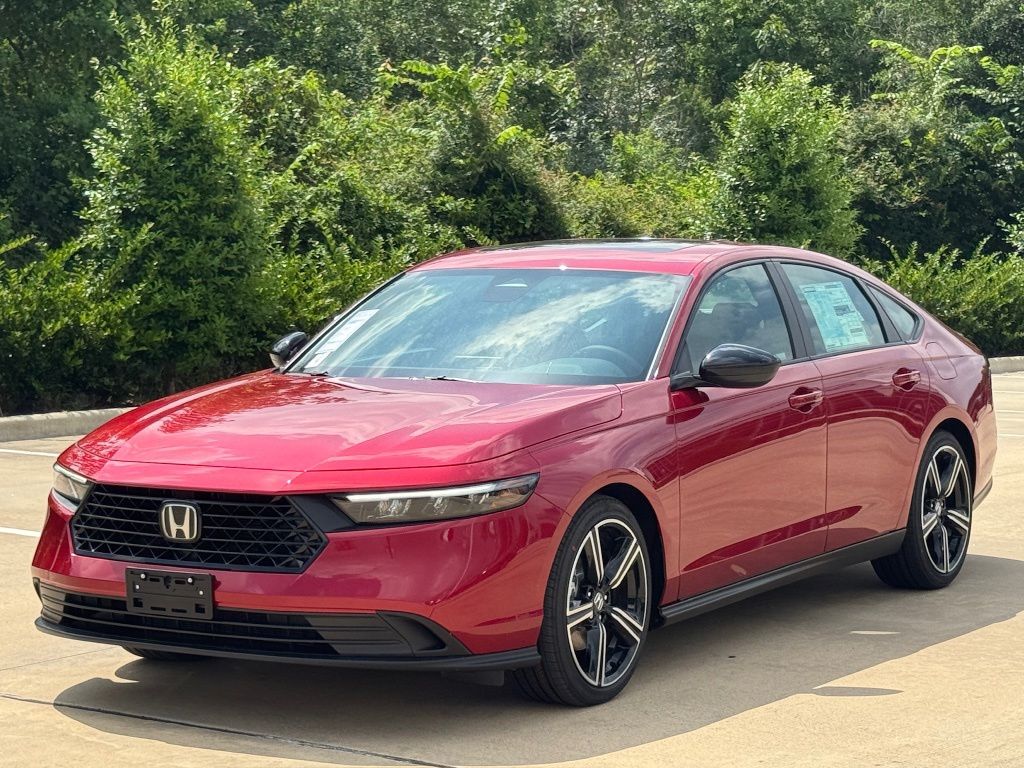 2026 Honda Accord Hybrid Sport Red at Community Honda