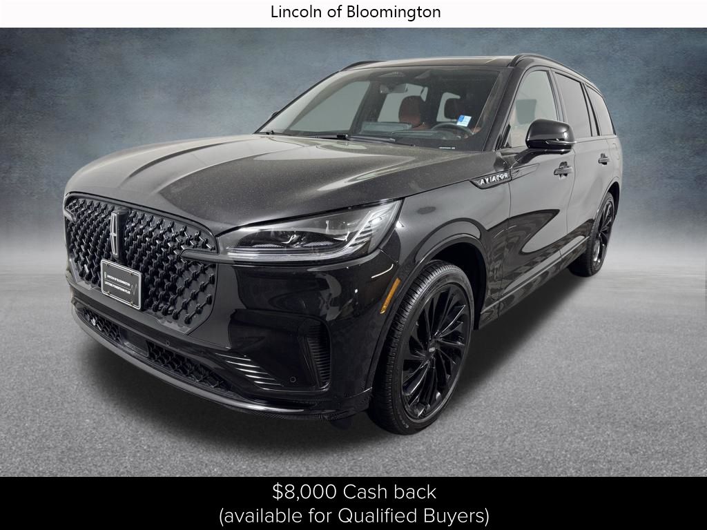 Infinite Black Metallic Clearcoat 2026 Lincoln Aviator SUV / Crossover All-Wheel Drive Automatic
