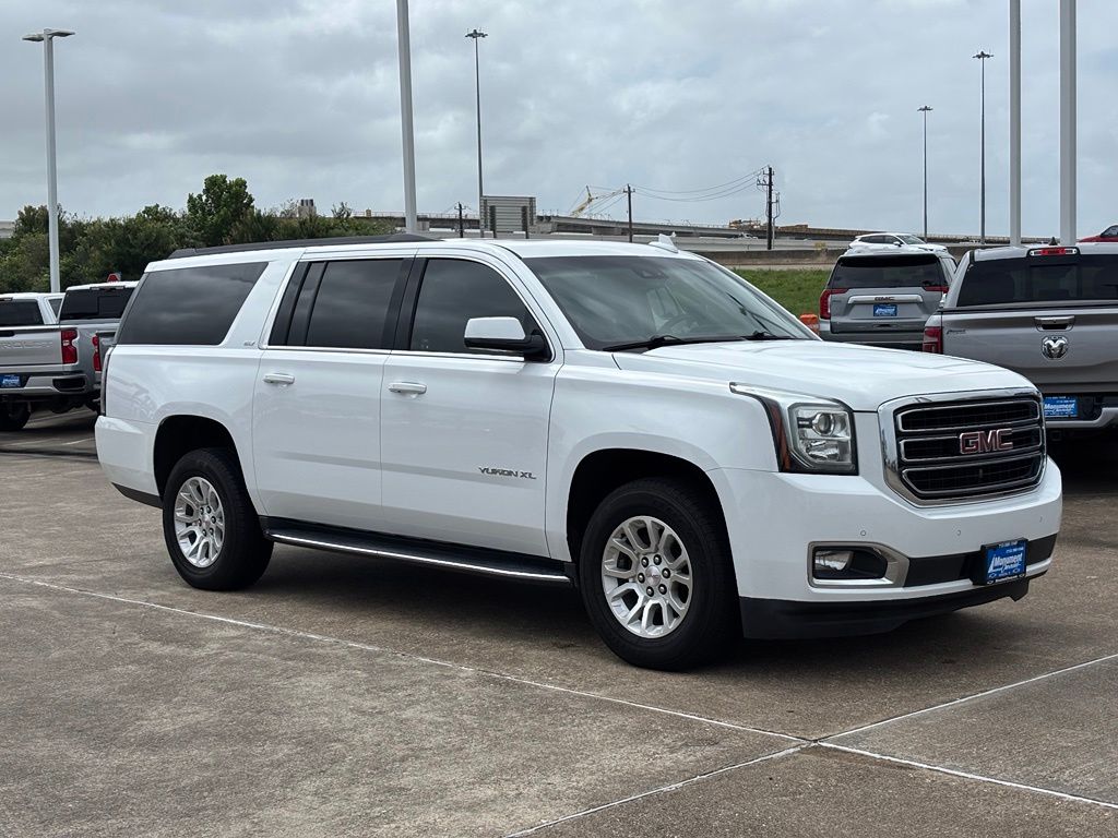 2019 GMC Yukon XL SLT White at Shottenkirk Kia Fort Bend