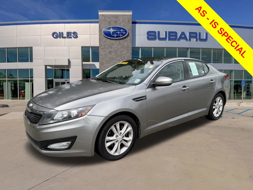 Titanium Silver 2013 Kia Optima EX Sedan Front-Wheel Drive 6-Speed Automatic