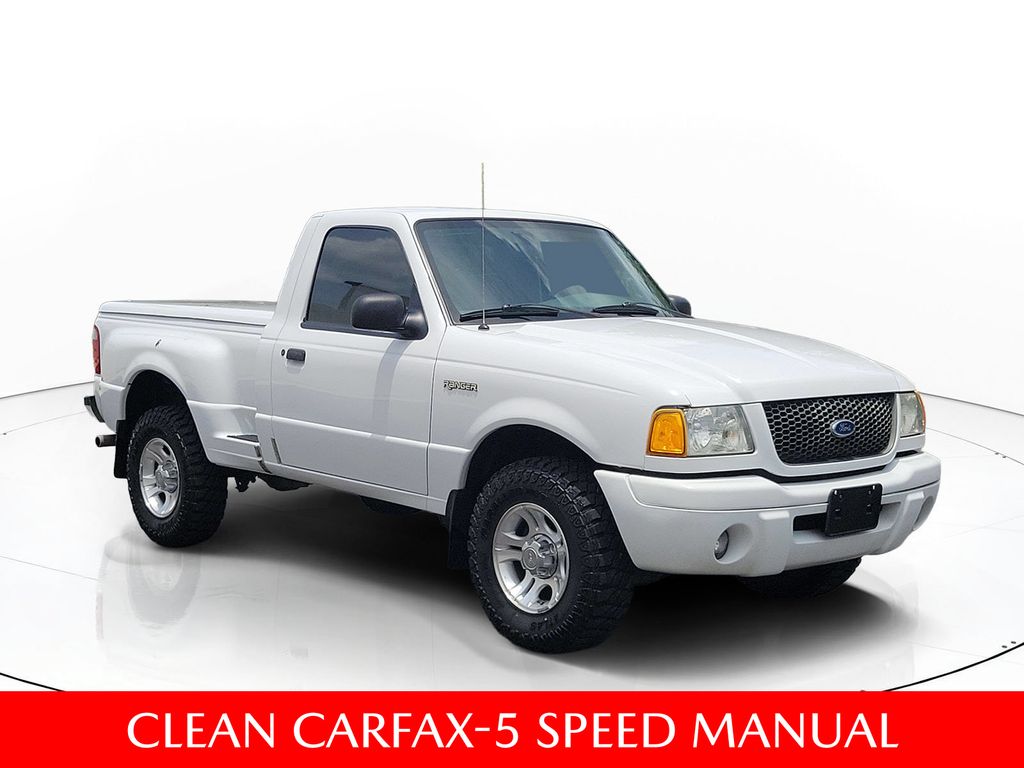 Oxford White Clearcoat 2002 Ford Ranger Pickup Truck Rear-Wheel Drive 5-Speed Automatic