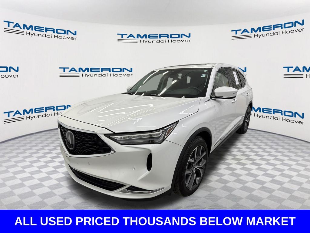 Platinum White Pearl 2022 Acura MDX SH-AWD with Technology Package SUV / Crossover All-Wheel Drive Automatic