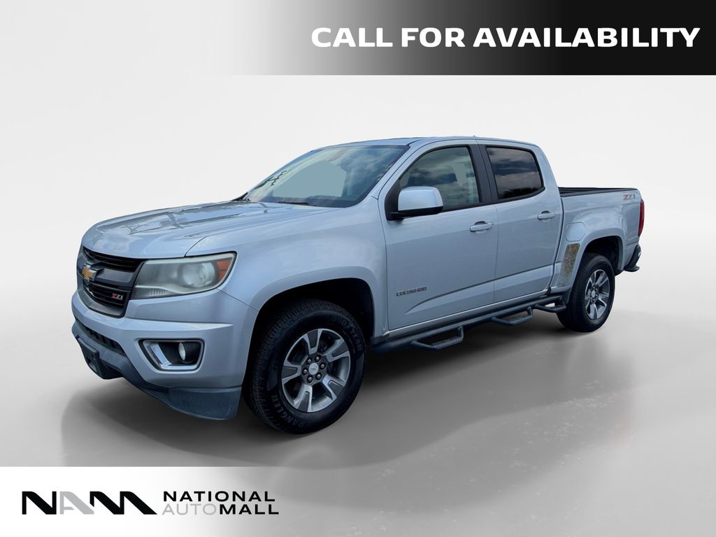 Silver Ice Metallic 2016 Chevrolet Colorado Pickup Truck Four-Wheel Drive 6-Speed Automatic