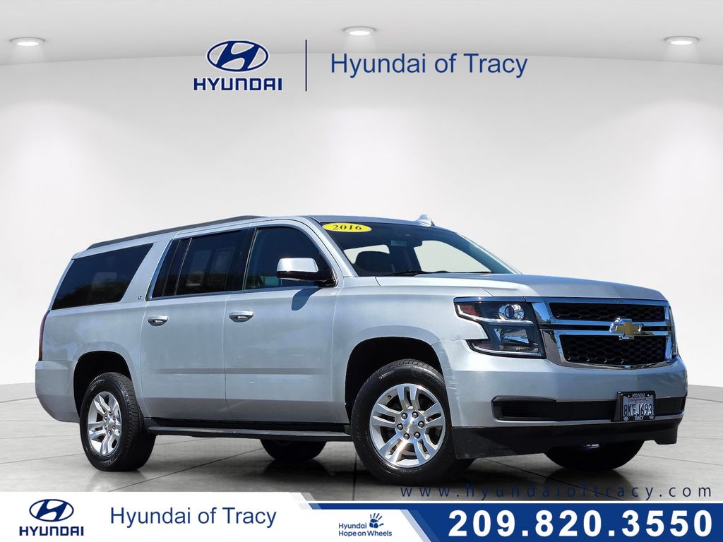 Slate Gray Metallic 2016 Chevrolet Suburban SUV / Crossover Four-Wheel Drive 6-Speed Automatic Overdrive
