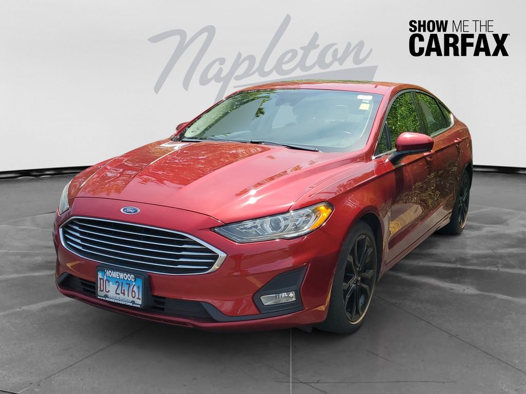 Ruby Red Metallic 2019 Ford Fusion Sedan Front-Wheel Drive 6-Speed Automatic