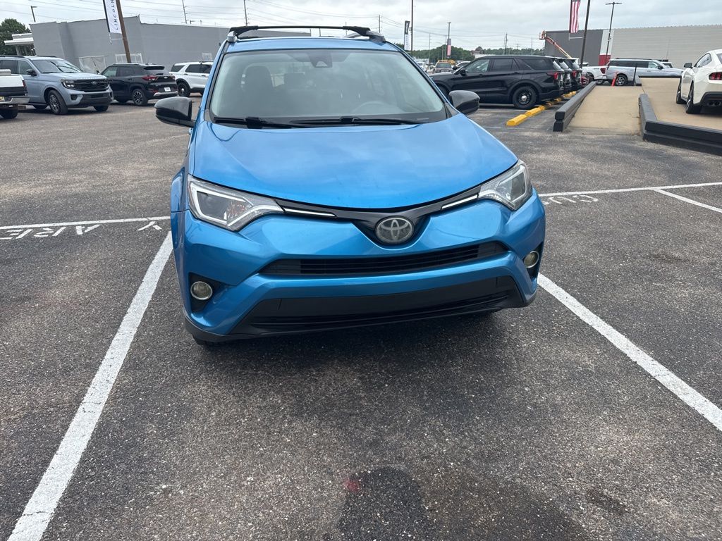2018 Electric Storm Blue Toyota RAV4 LE FWD SUV