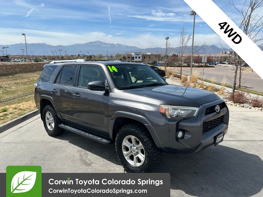 Magnetic Gray Metallic 2014 Toyota 4Runner SR5 4WD SUV / Crossover Four-Wheel Drive 5-Speed Automatic Overdrive