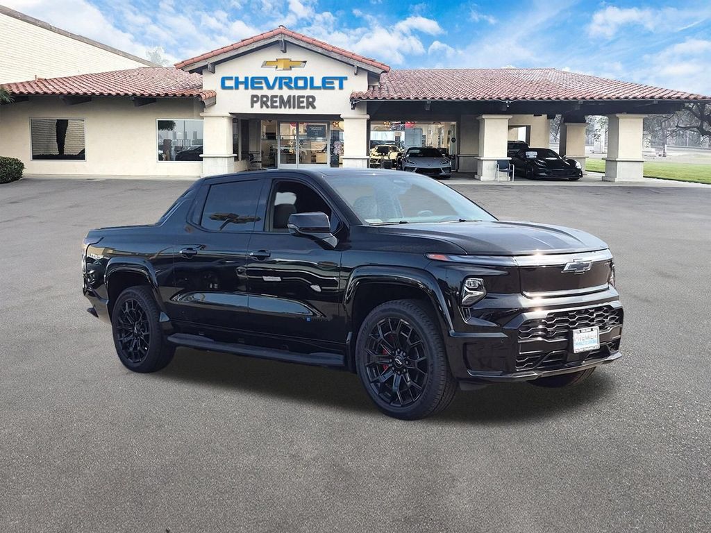 Black 2026 Chevrolet Silverado EV Pickup Truck All-Wheel Drive Automatic