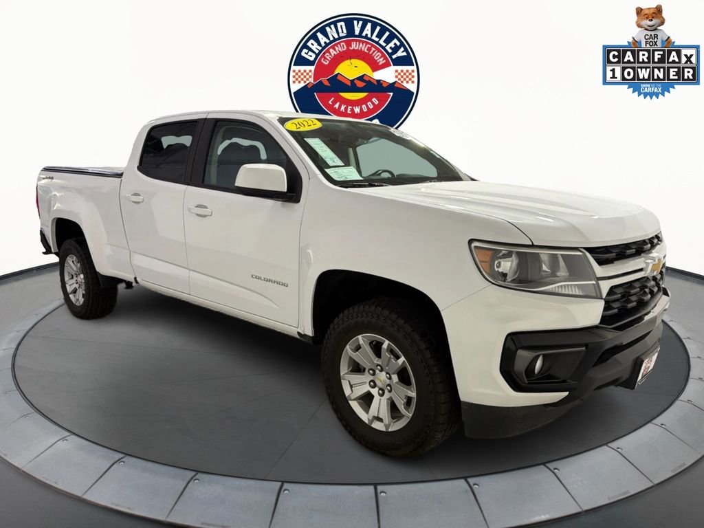 Summit White 2022 Chevrolet Colorado Pickup Truck Four-Wheel Drive Automatic