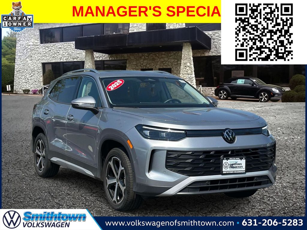 Silver Metallic 2025 Volkswagen Tiguan SUV / Crossover All-Wheel Drive 8-Speed Automatic