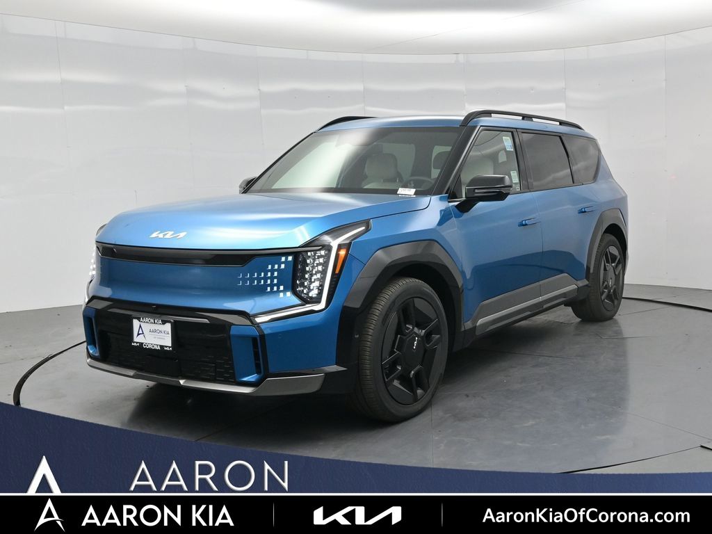 Ocean Blue 2026 Kia EV9 SUV / Crossover All-Wheel Drive 1-Speed Automatic