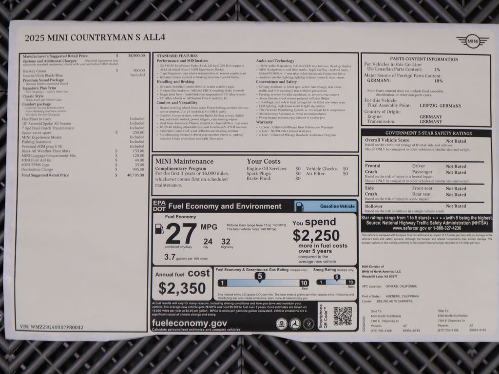 2025 MINI Cooper Countryman Base 9