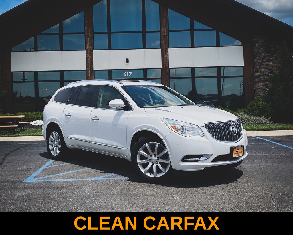 White Frost Tricoat 2016 Buick Enclave SUV / Crossover All-Wheel Drive 6-Speed Automatic Overdrive