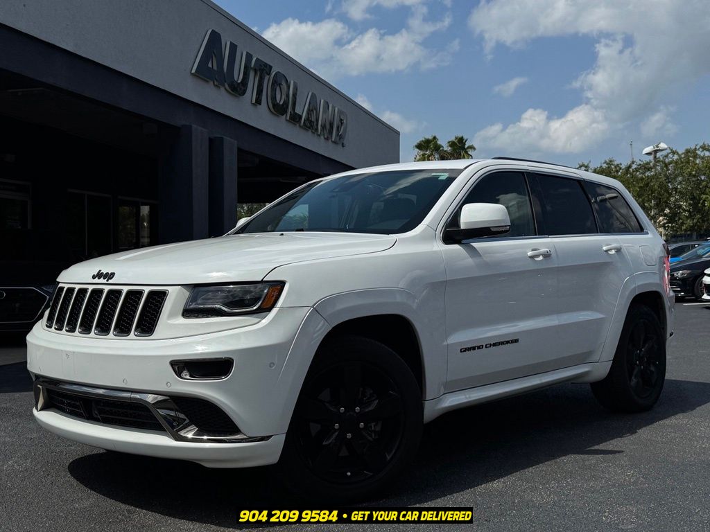 Bright White Clearcoat 2015 Jeep Grand Cherokee SUV / Crossover 4X2 8-Speed Automatic