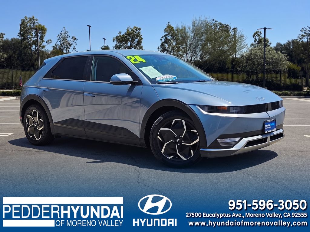Blue 2024 Hyundai Ioniq 5 SUV / Crossover Rear-Wheel Drive 1-Speed Automatic