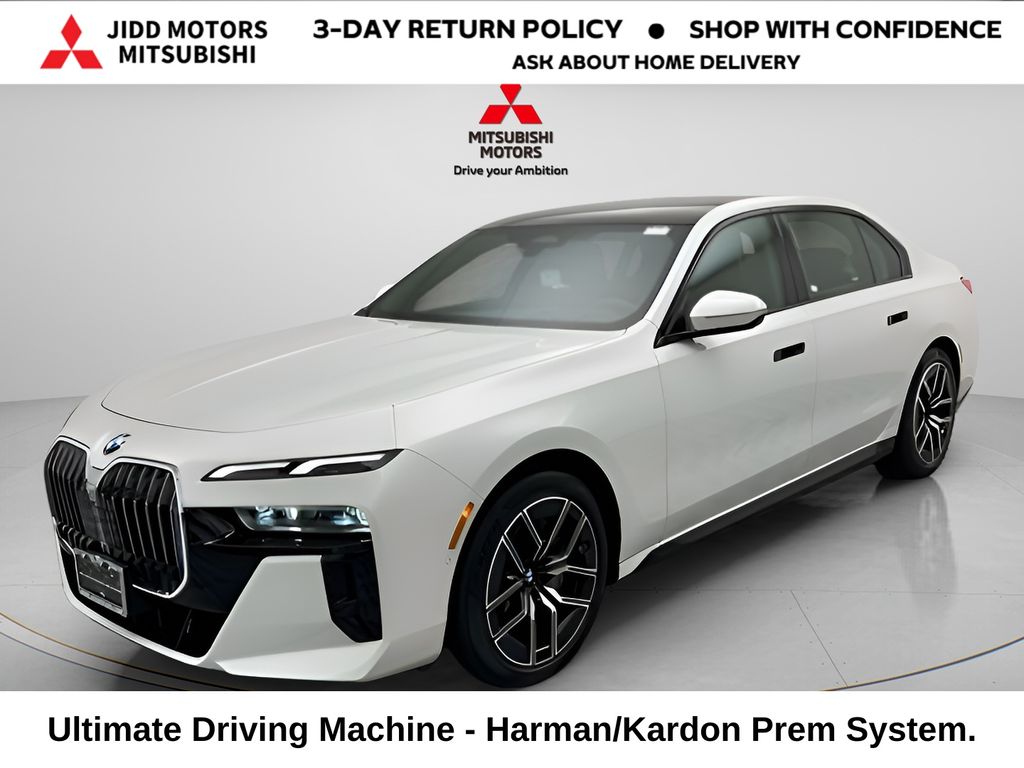 White Metallic 2025 BMW 7 Series 740i xDrive Sedan All-Wheel Drive 8-Speed Automatic