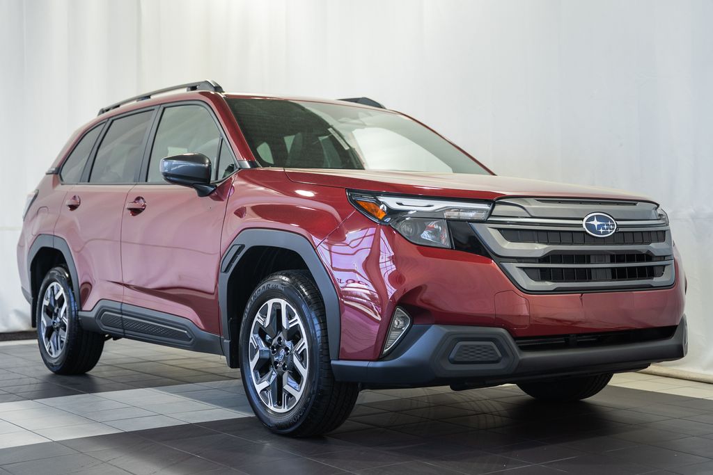 Crimson Red Pearl 2026 Subaru Forester Crossover AWD SUV / Crossover All-Wheel Drive Continuously Variable Transmission