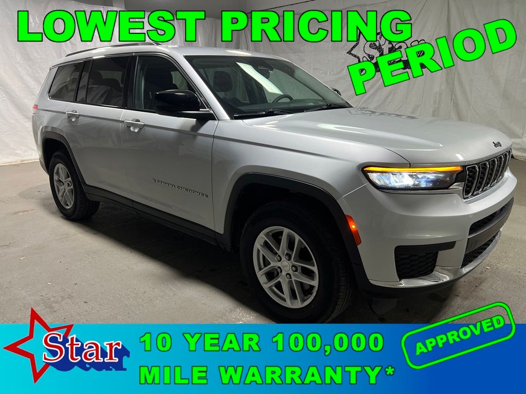 Silver 2024 Jeep Grand Cherokee L Laredo RWD SUV / Crossover 4X2 8-Speed Automatic