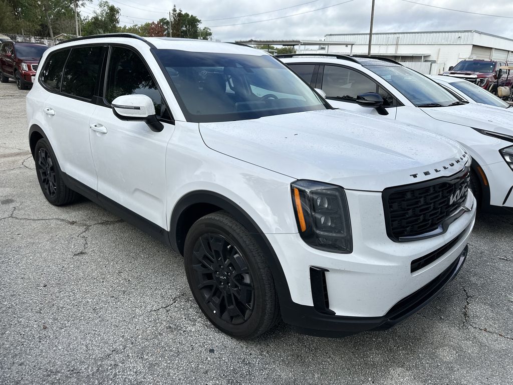 Glacial White Pearl 2022 Kia Telluride EX AWD SUV / Crossover All-Wheel Drive 8-Speed Automatic