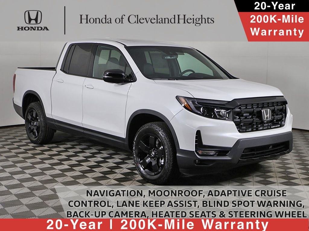 Platinum White Pearl 2026 Honda Ridgeline Pickup Truck All-Wheel Drive 9-Speed Automatic