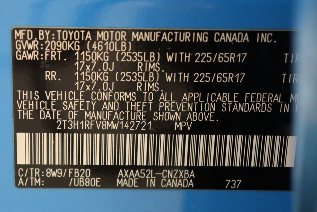 2021 Toyota RAV4 LE 17