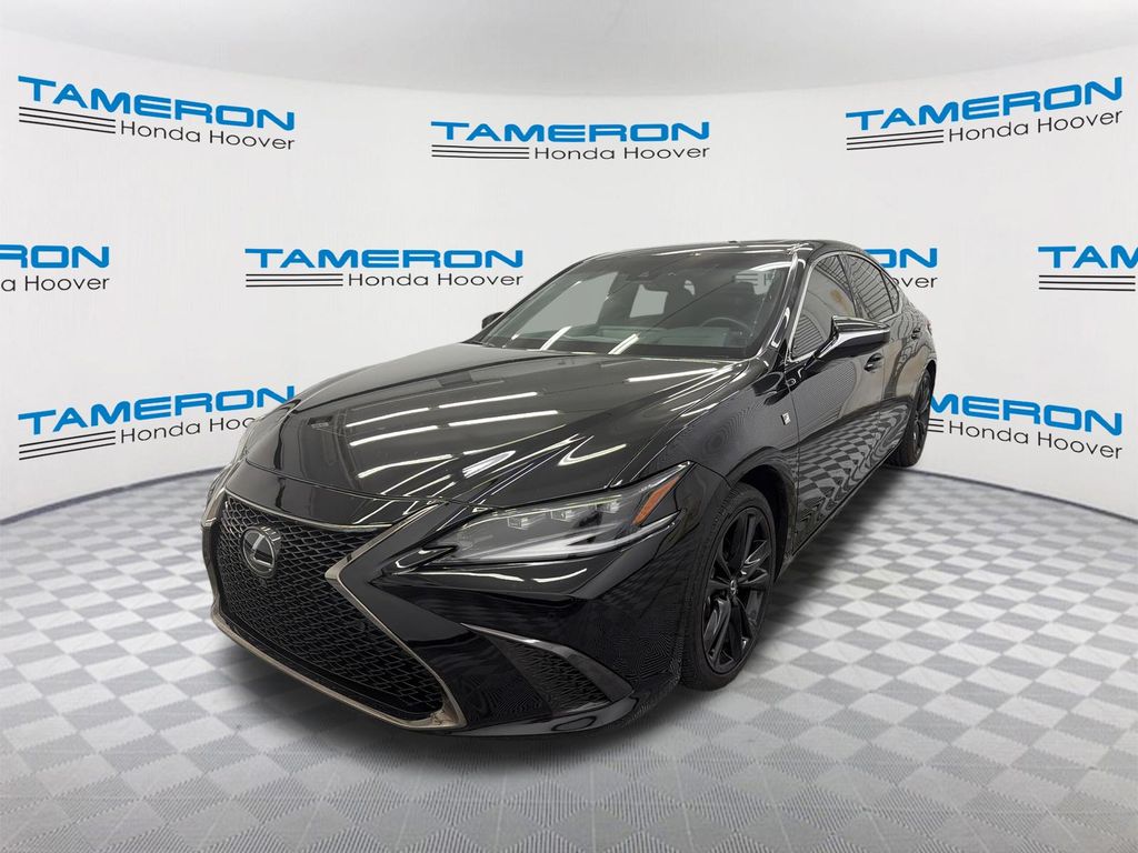 Black (Obsidian) 2024 Lexus ES Sedan  8-Speed Automatic