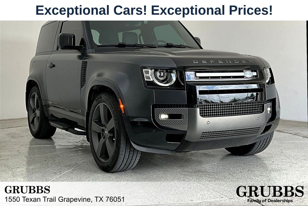 Carpathian Gray Premium Metallic 2023 Land Rover Defender 90 V8 AWD SUV / Crossover All-Wheel Drive 8-Speed Automatic