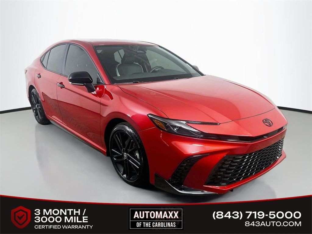 Red 2026 Toyota Camry Sedan Front-Wheel Drive Continuously Variable Transmission