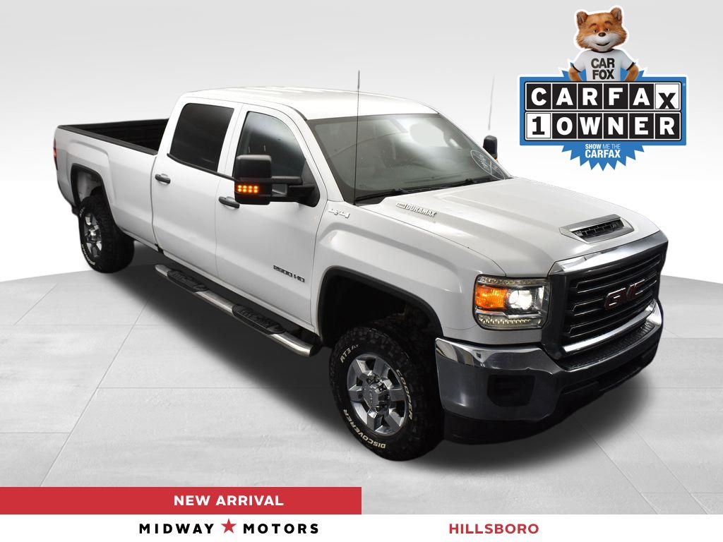 Summit White 2019 GMC Sierra 2500HD Pickup Truck Four-Wheel Drive 6-Speed Automatic
