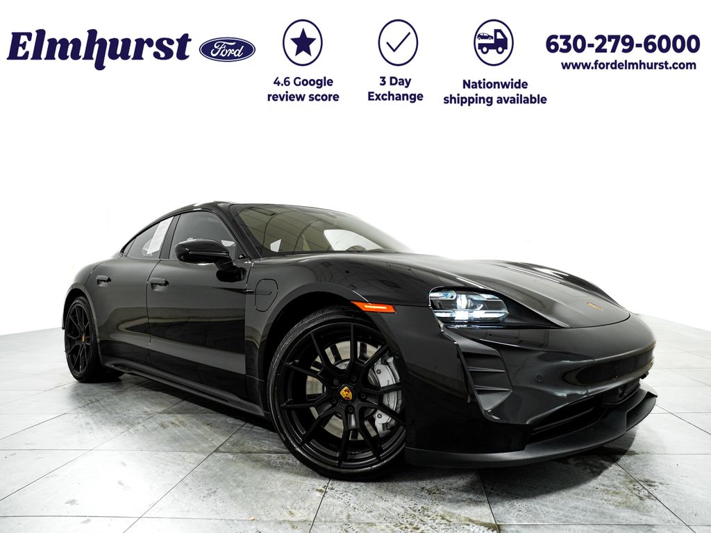 Black 2023 Porsche Taycan GTS Sedan AWD Sedan All-Wheel Drive 2-Speed Automatic