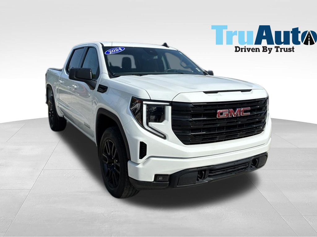 Summit White 2024 GMC Sierra 1500 Pickup Truck Four-Wheel Drive 8-Speed Automatic
