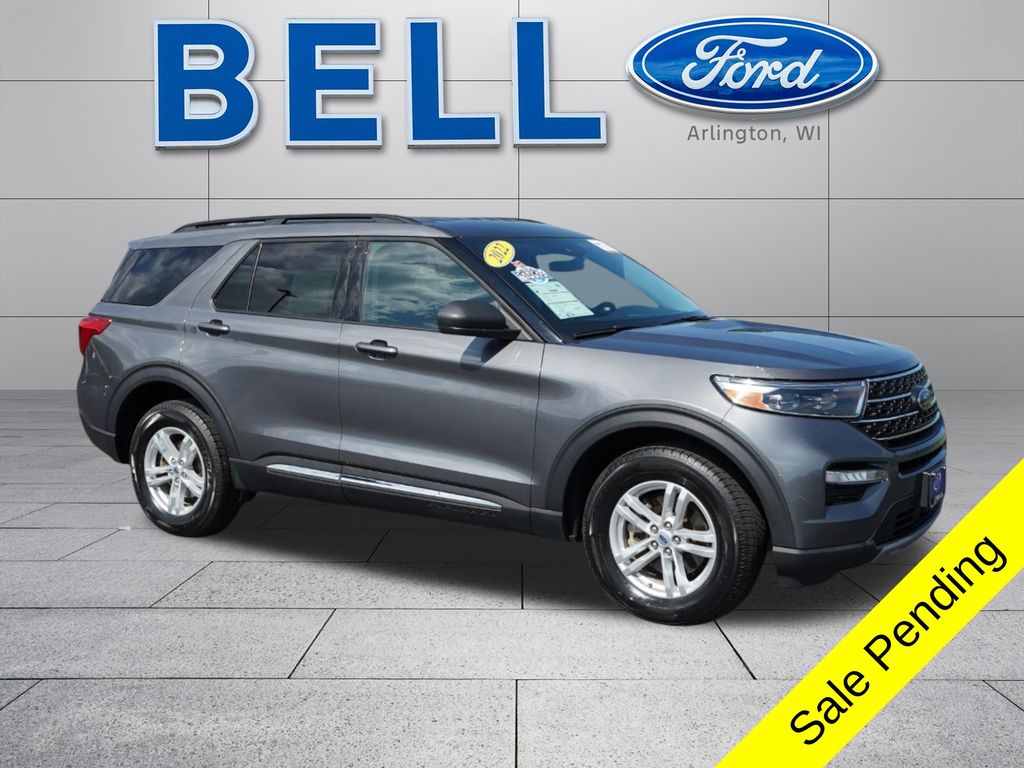 Carbonized Gray Metallic 2022 Ford Explorer SUV / Crossover All-Wheel Drive Automatic