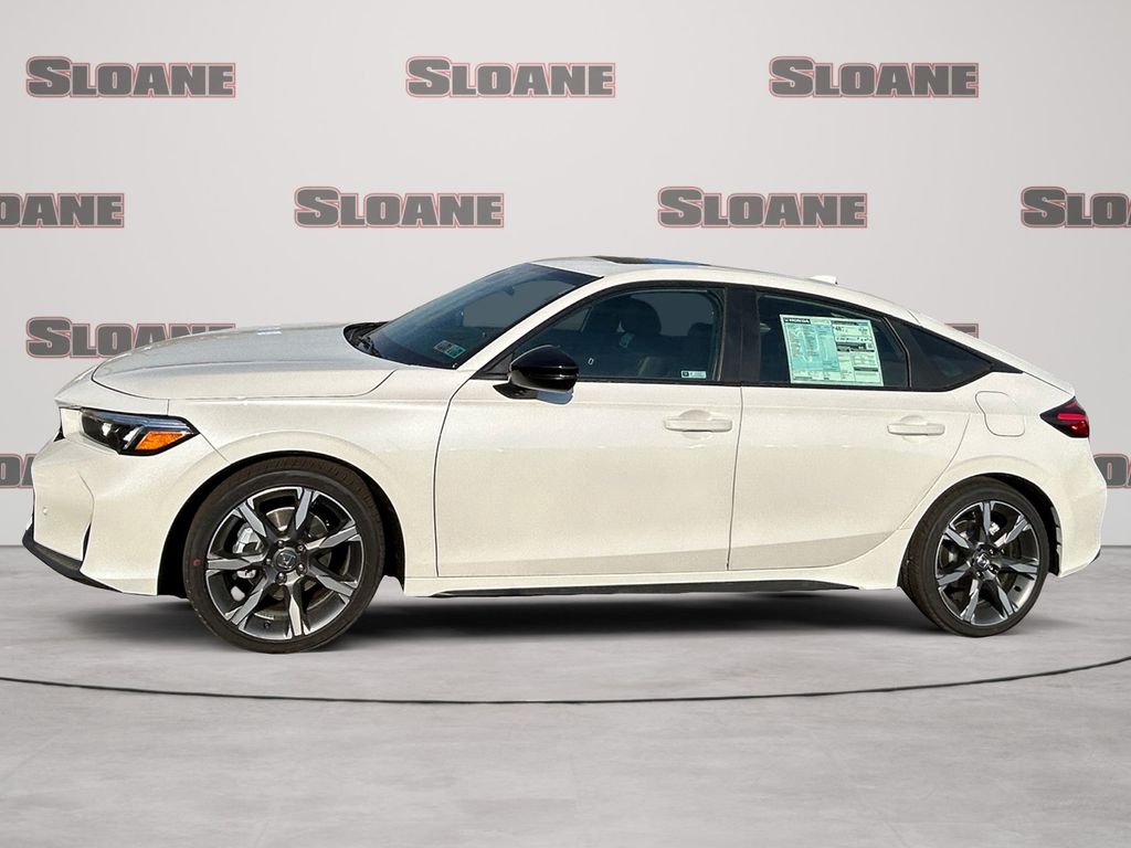 Platinum White Pearl 2026 Honda Civic Hybrid Sport Touring Hatchback FWD Hatchback Front-Wheel Drive Continuously Variable Transmission